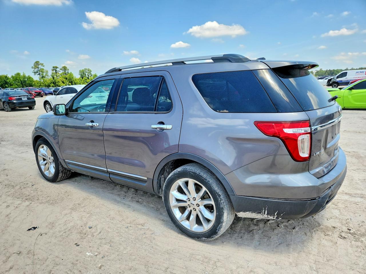 2014 Ford Explorer Limited Gray vin: 1FM5K7F86EGA32502