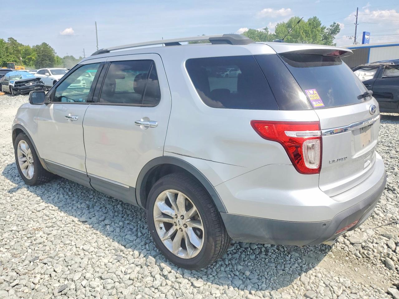 2014 Ford Explorer Limited Silver vin: 1FM5K7F86EGA76497