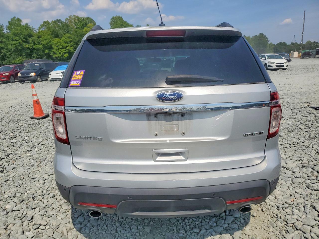 2014 Ford Explorer Limited Silver vin: 1FM5K7F86EGA76497