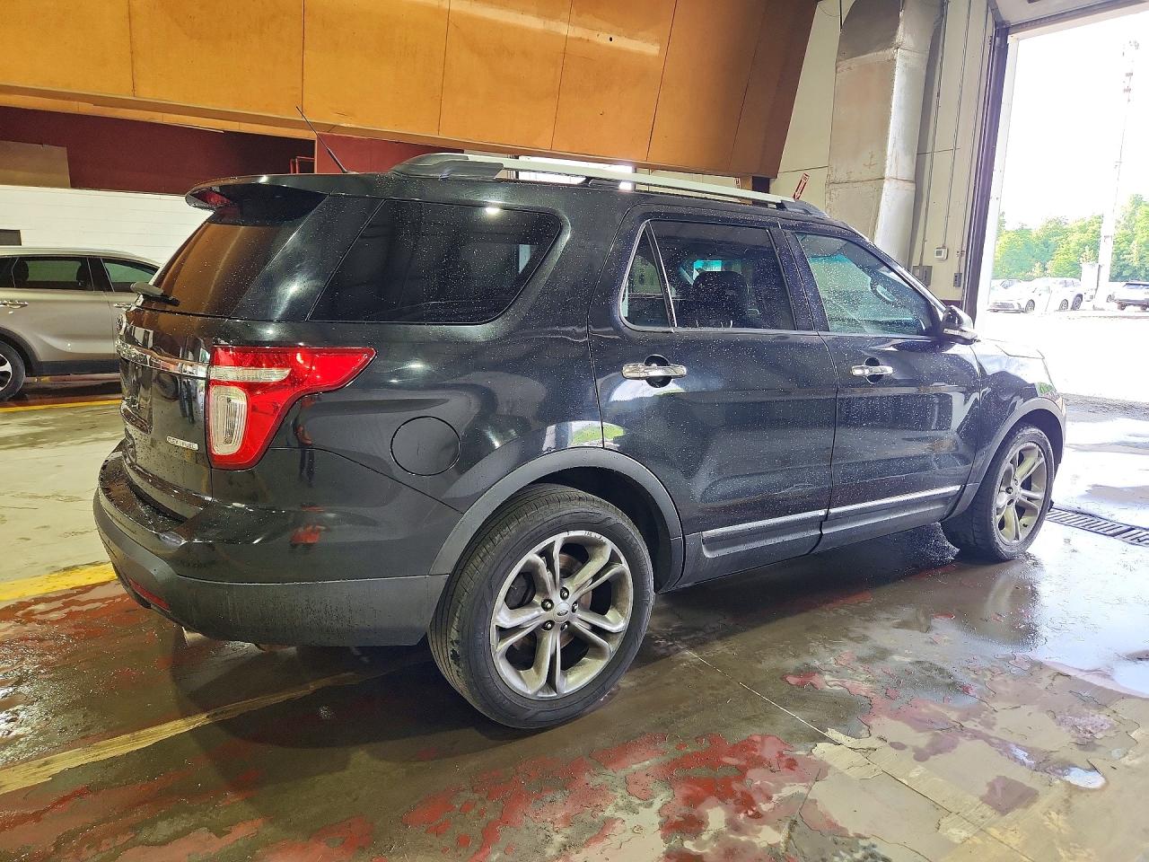 2015 Ford Explorer Limited Black vin: 1FM5K7F86FGA28127