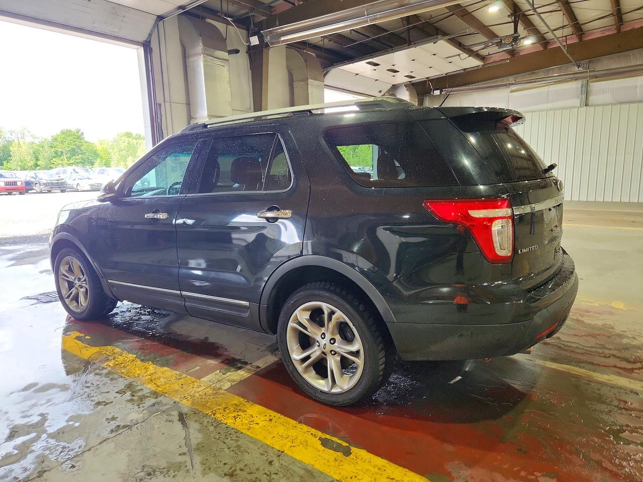 2015 Ford Explorer Limited Black vin: 1FM5K7F86FGA28127