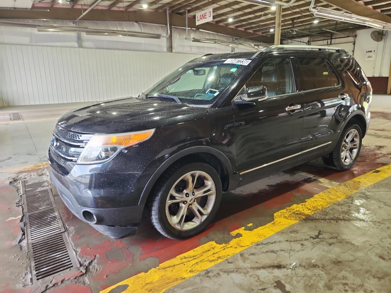 2015 Ford Explorer Limited Black vin: 1FM5K7F86FGA28127 Damage: Front Bumper Cover Lower, Broken, Replacement Required