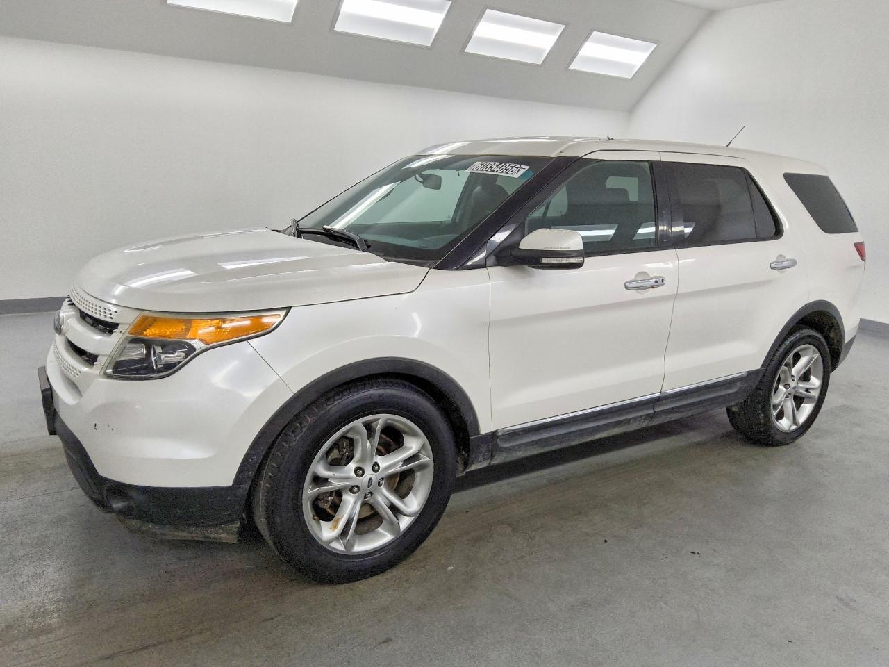 2015 Ford Explorer Limited White vin: 1FM5K7F86FGA70877