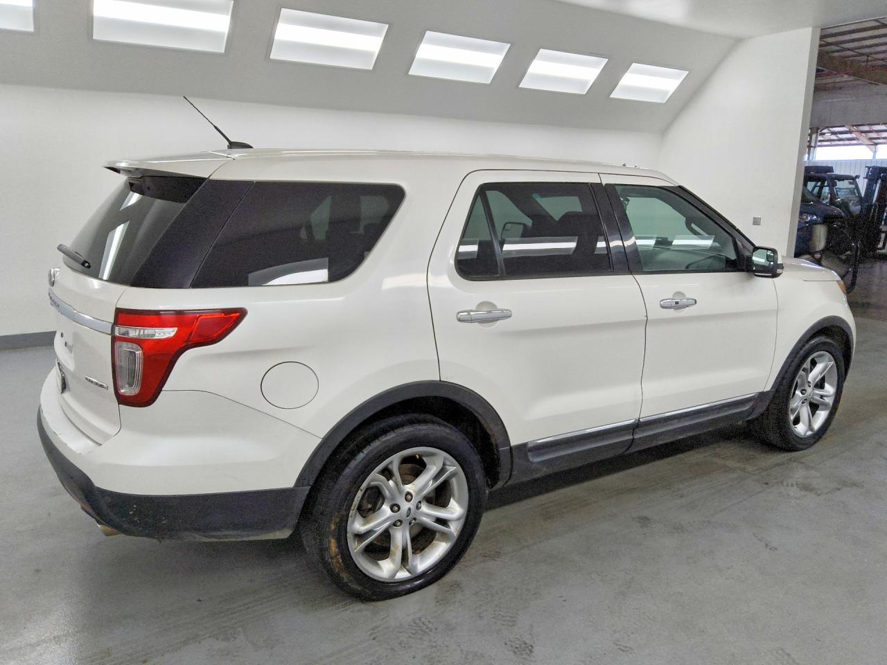 2015 Ford Explorer Limited White vin: 1FM5K7F86FGA70877