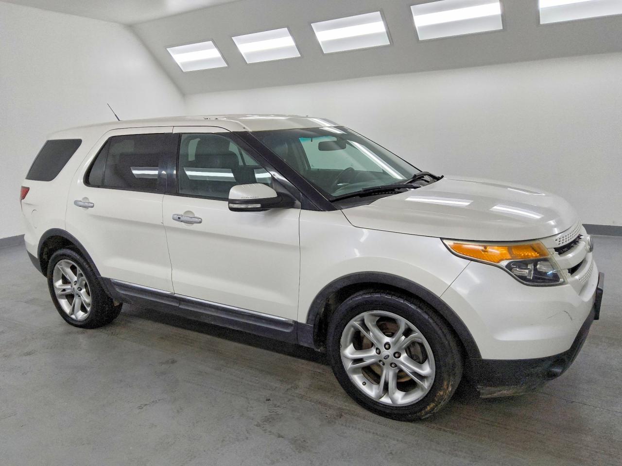 2015 Ford Explorer Limited White vin: 1FM5K7F86FGA70877