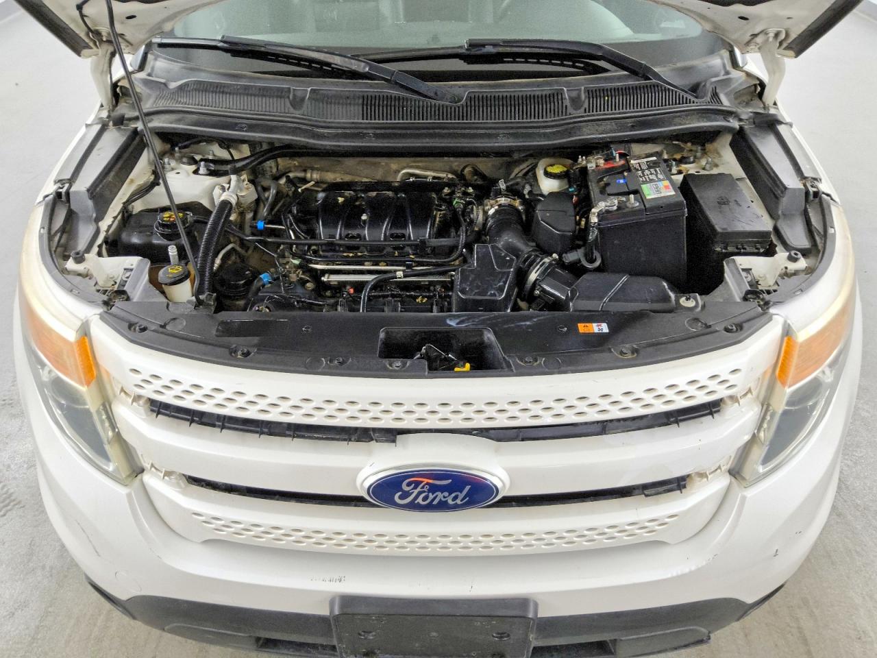 2015 Ford Explorer Limited White vin: 1FM5K7F86FGA70877
