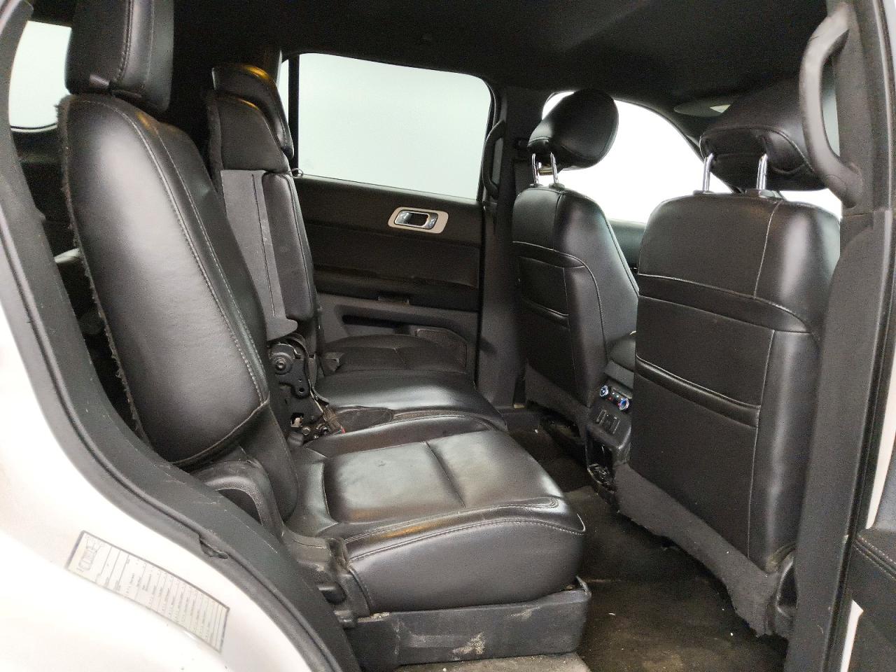 2015 Ford Explorer Limited White vin: 1FM5K7F86FGA70877
