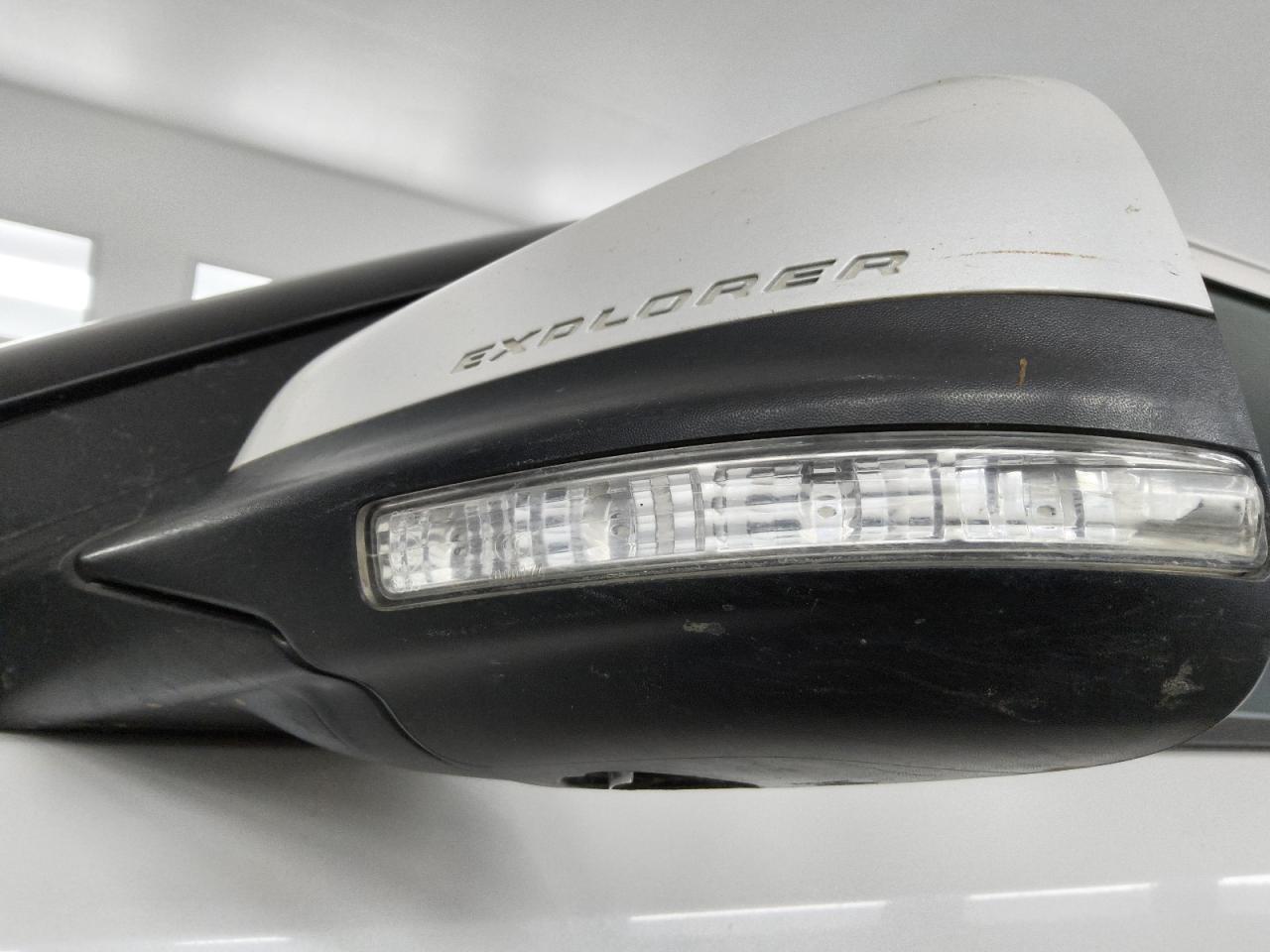 2015 Ford Explorer Limited White vin: 1FM5K7F86FGA70877 Damage: Lf Mirror Cover, Light Scratch, 1 To 2 Inches