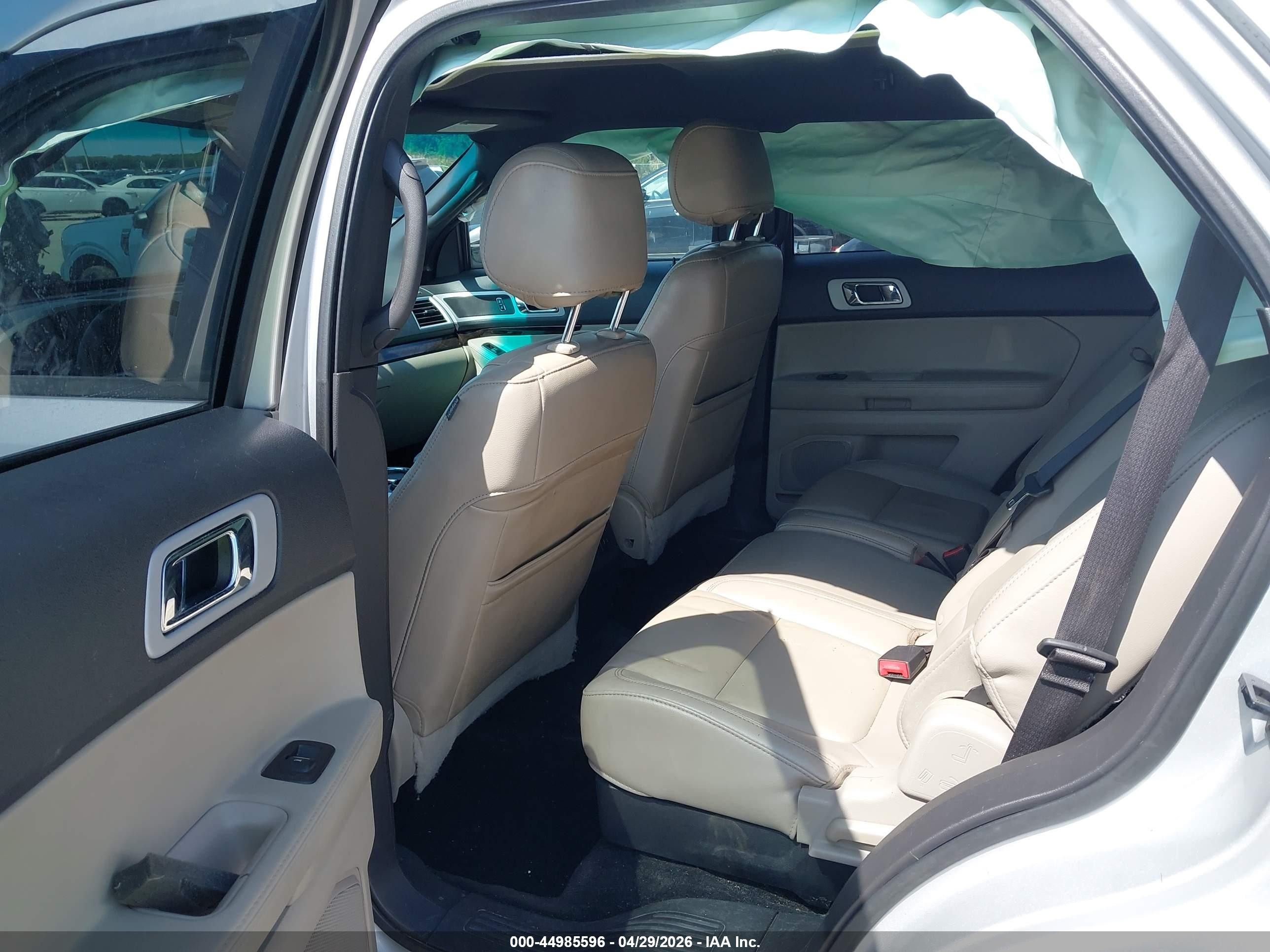 2015 Ford Explorer Limited Silver vin: 1FM5K7F86FGB81848