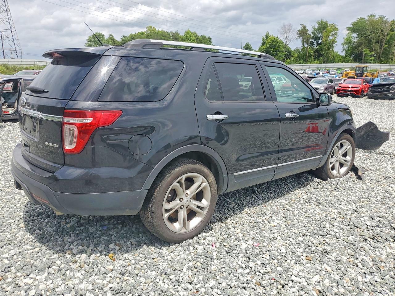 2015 Ford Explorer Limited Black vin: 1FM5K7F86FGB97600