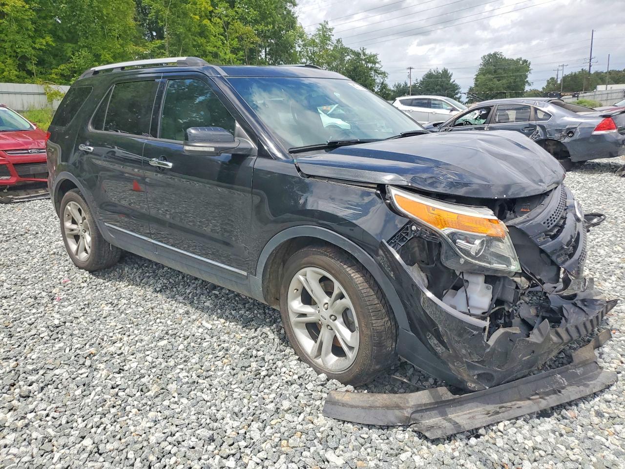 2015 Ford Explorer Limited Black vin: 1FM5K7F86FGB97600