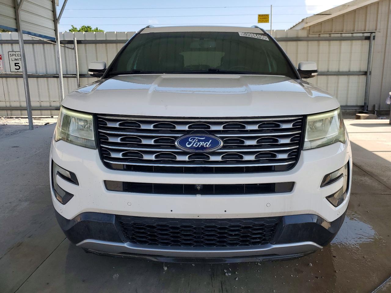2016 Ford Explorer Limited White vin: 1FM5K7F86GGA46211
