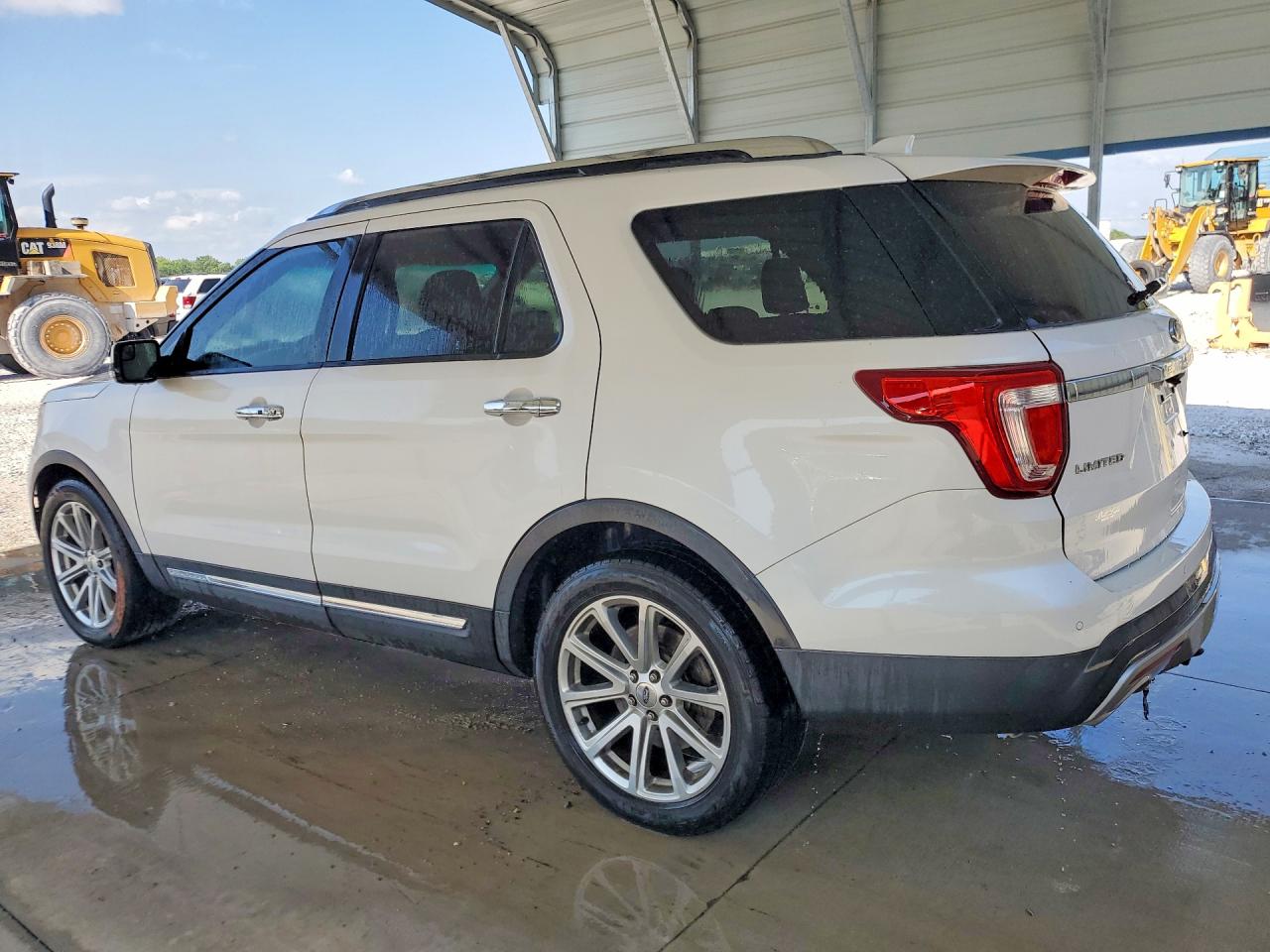 2016 Ford Explorer Limited White vin: 1FM5K7F86GGA46211