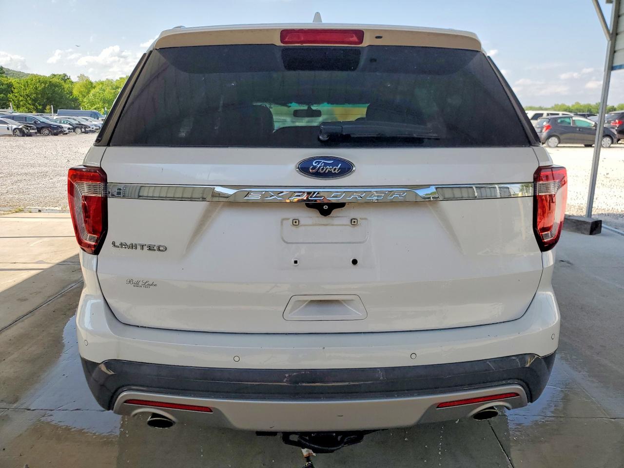 2016 Ford Explorer Limited White vin: 1FM5K7F86GGA46211