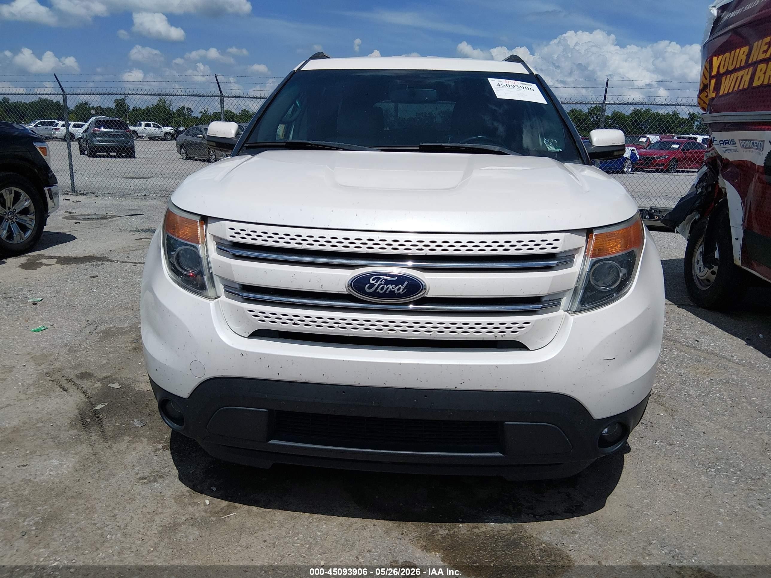 2013 Ford Explorer Limited White vin: 1FM5K7F87DGA24391