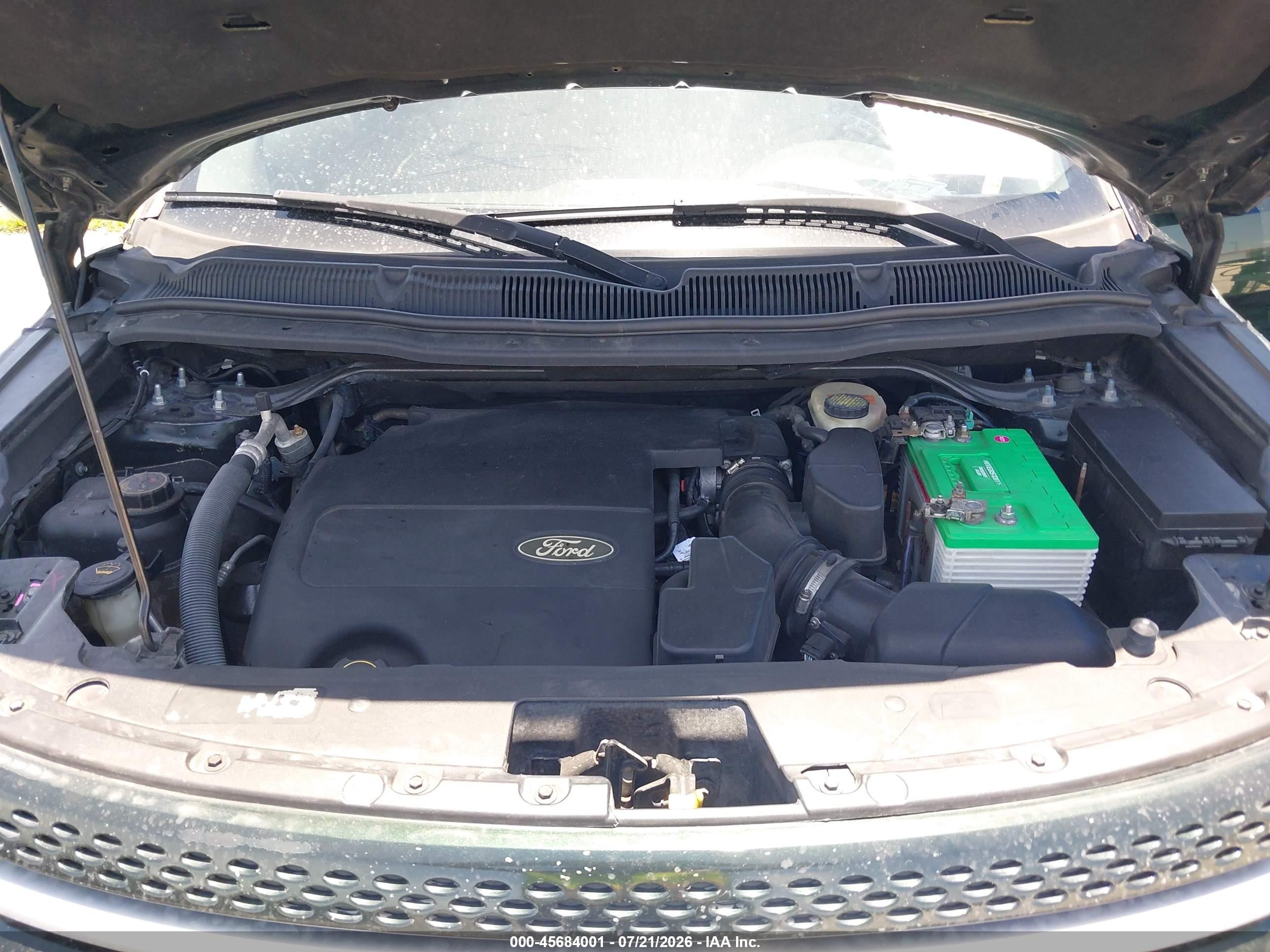 2013 Ford Explorer Limited Green vin: 1FM5K7F87DGB77112