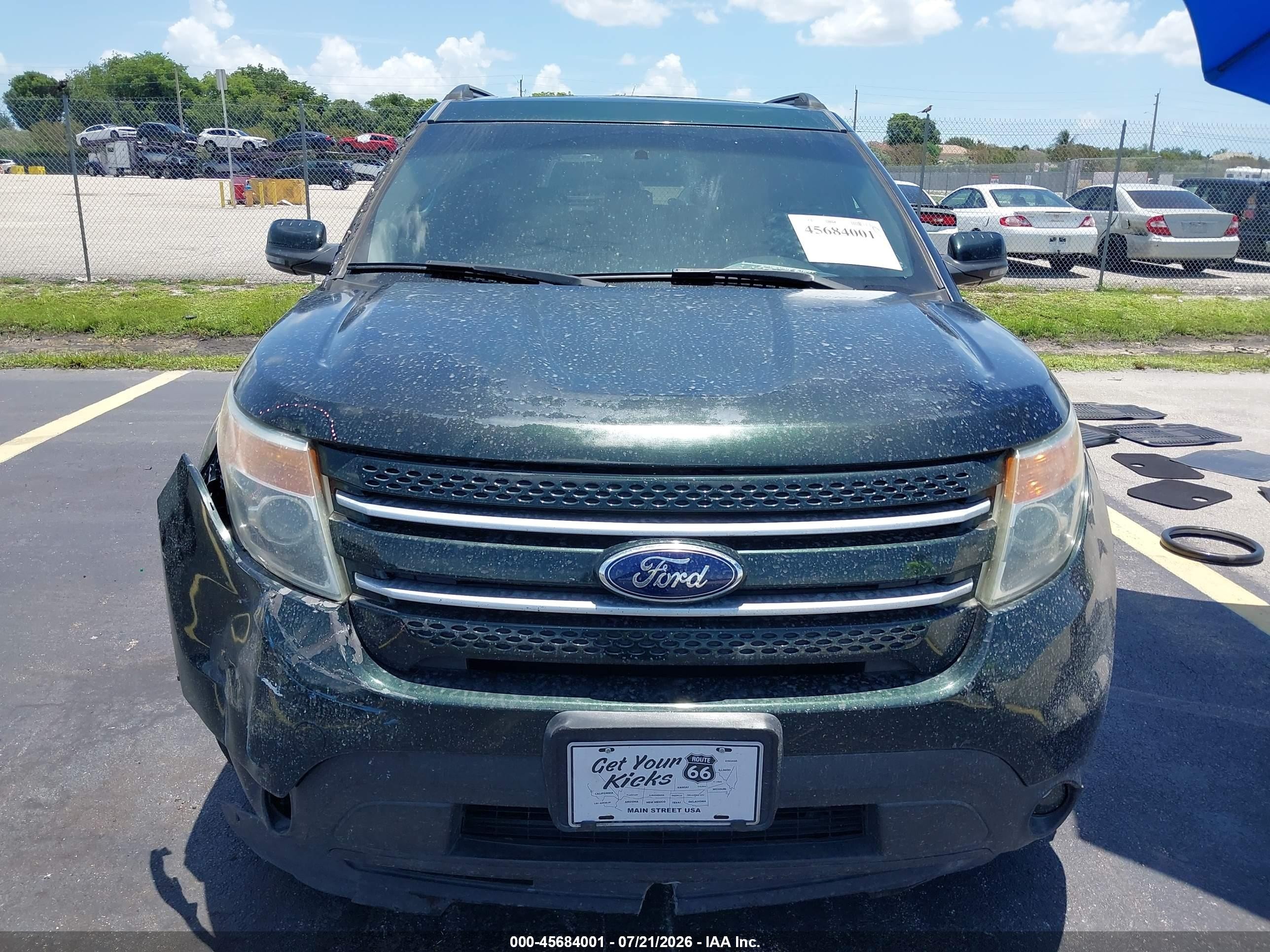 2013 Ford Explorer Limited Green vin: 1FM5K7F87DGB77112