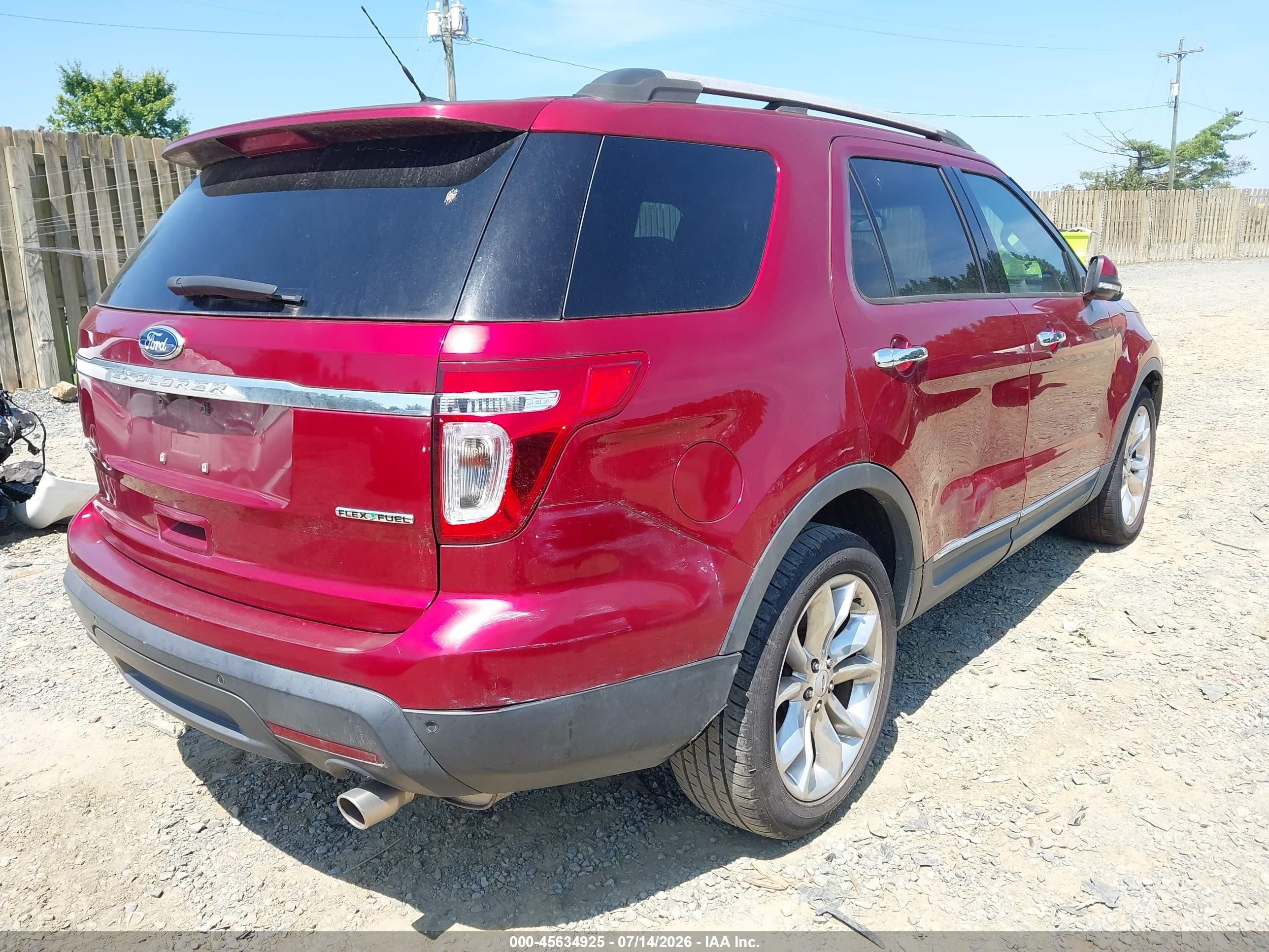 2013 Ford Explorer Limited Maroon vin: 1FM5K7F87DGB97005