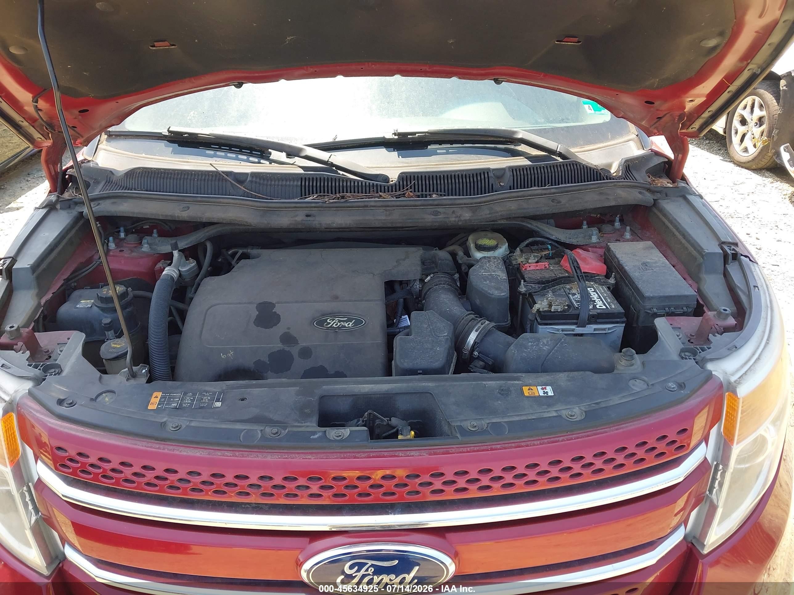2013 Ford Explorer Limited Maroon vin: 1FM5K7F87DGB97005