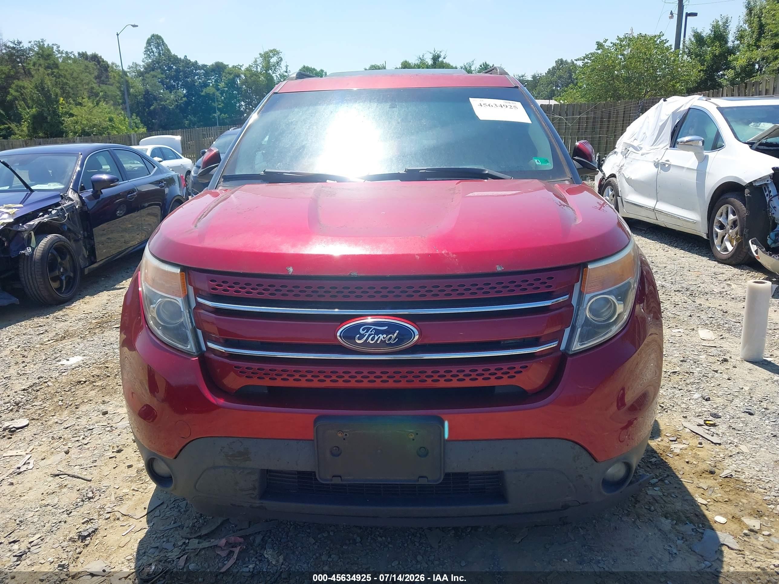 2013 Ford Explorer Limited Maroon vin: 1FM5K7F87DGB97005