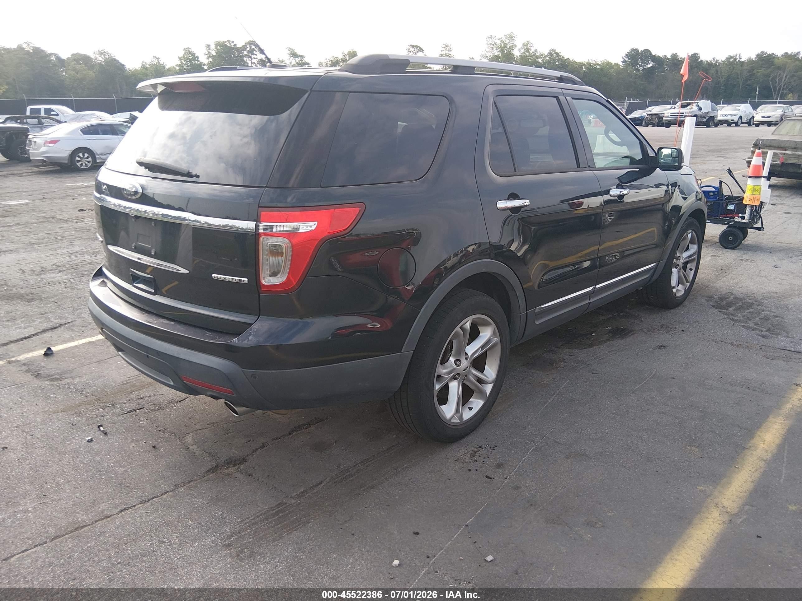 2014 Ford Explorer Limited Black vin: 1FM5K7F87EGA44562