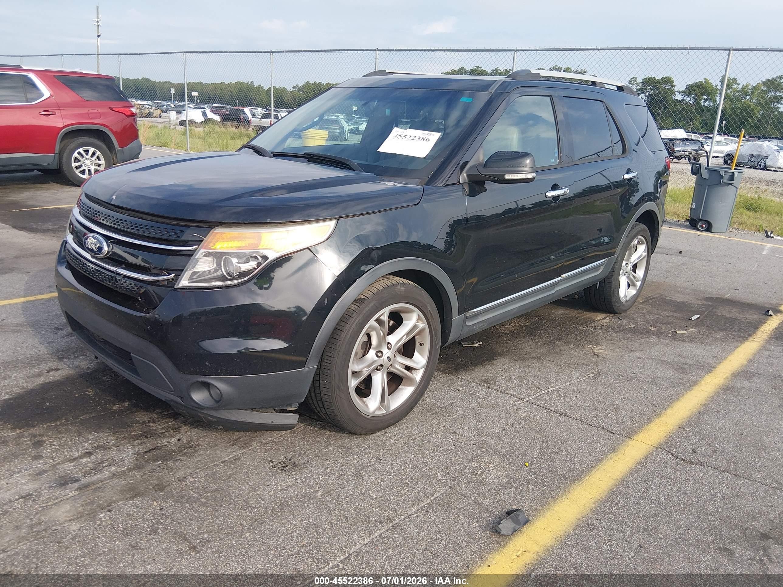 2014 Ford Explorer Limited Black vin: 1FM5K7F87EGA44562