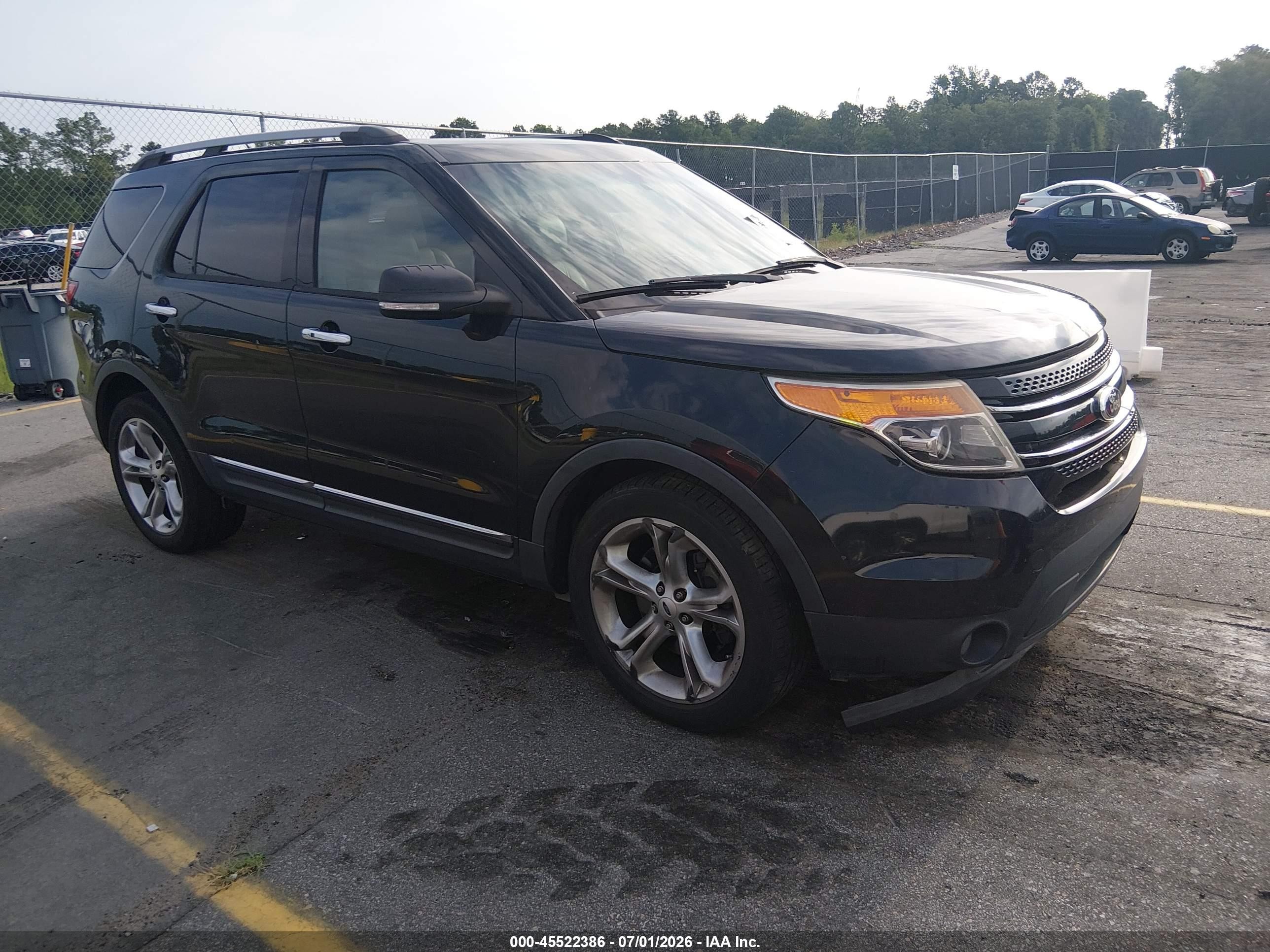 2014 Ford Explorer Limited Black vin: 1FM5K7F87EGA44562