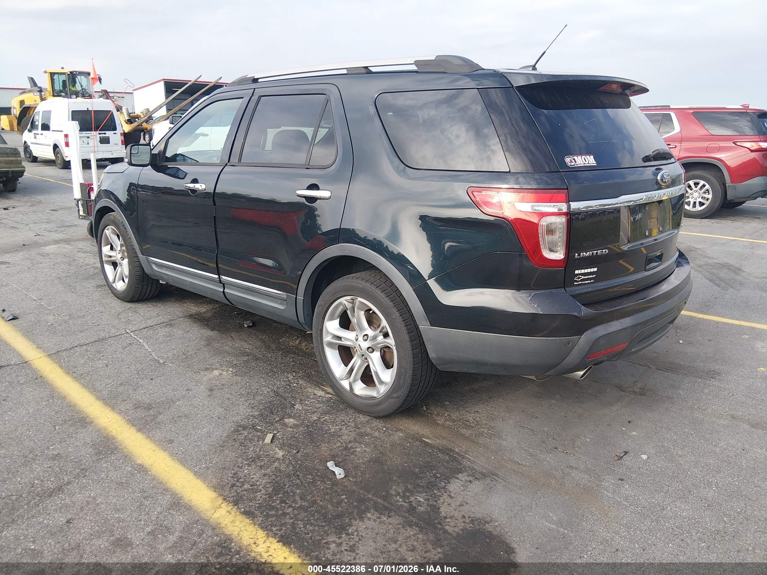 2014 Ford Explorer Limited Black vin: 1FM5K7F87EGA44562