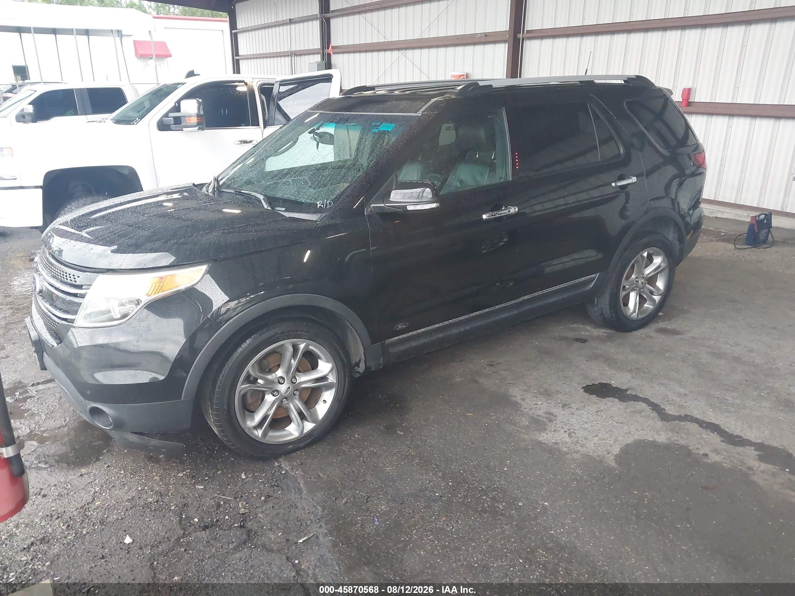 2014 Ford Explorer Limited Black vin: 1FM5K7F87EGA64522