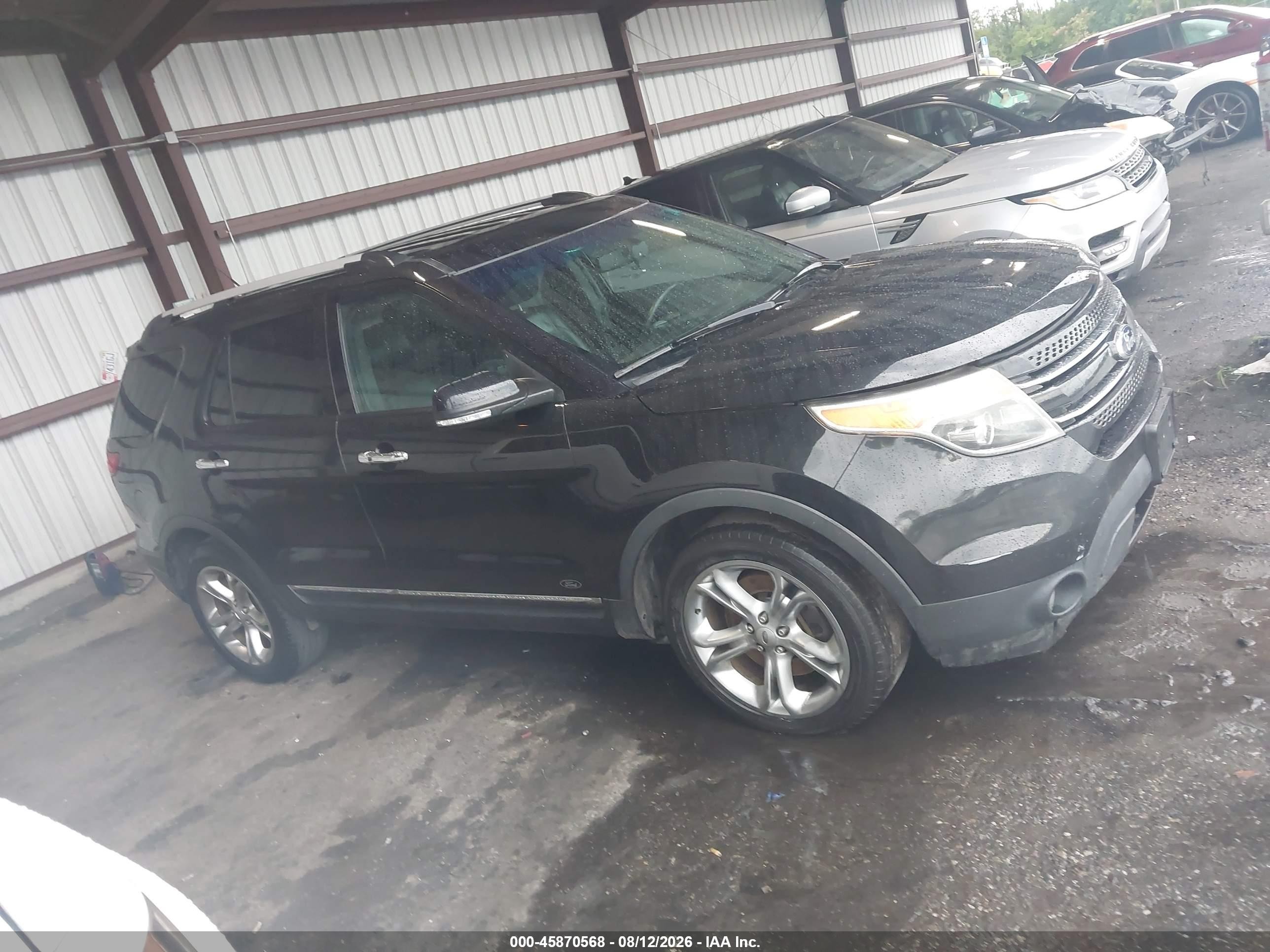 2014 Ford Explorer Limited Black vin: 1FM5K7F87EGA64522