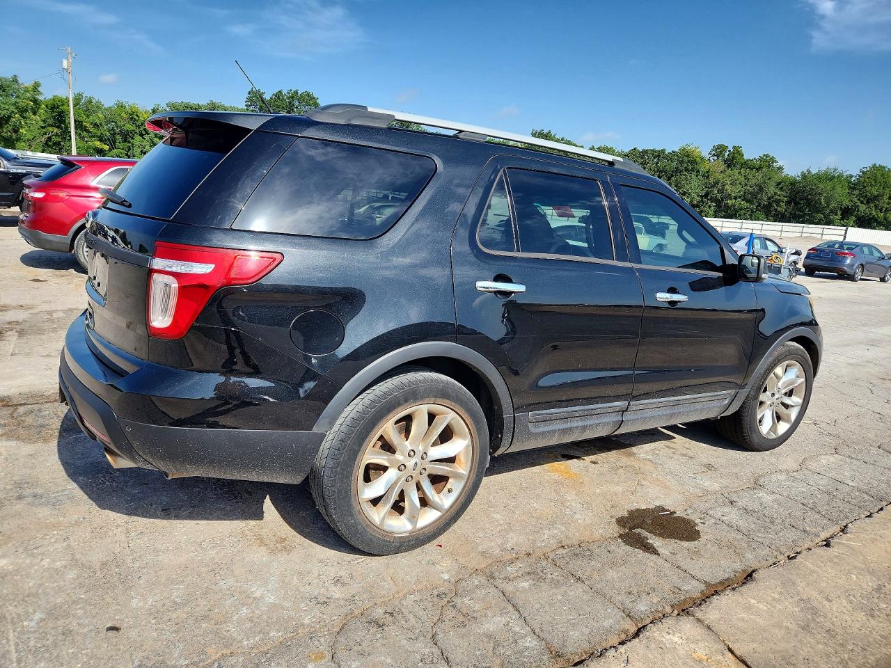 2014 Ford Explorer Limited Black vin: 1FM5K7F87EGC06769
