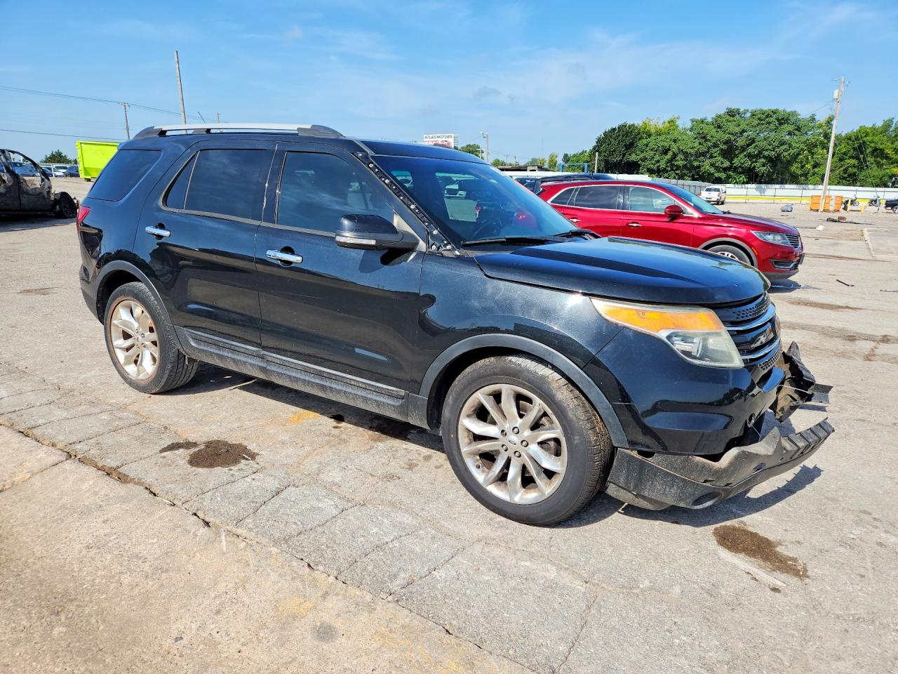 2014 Ford Explorer Limited Black vin: 1FM5K7F87EGC06769