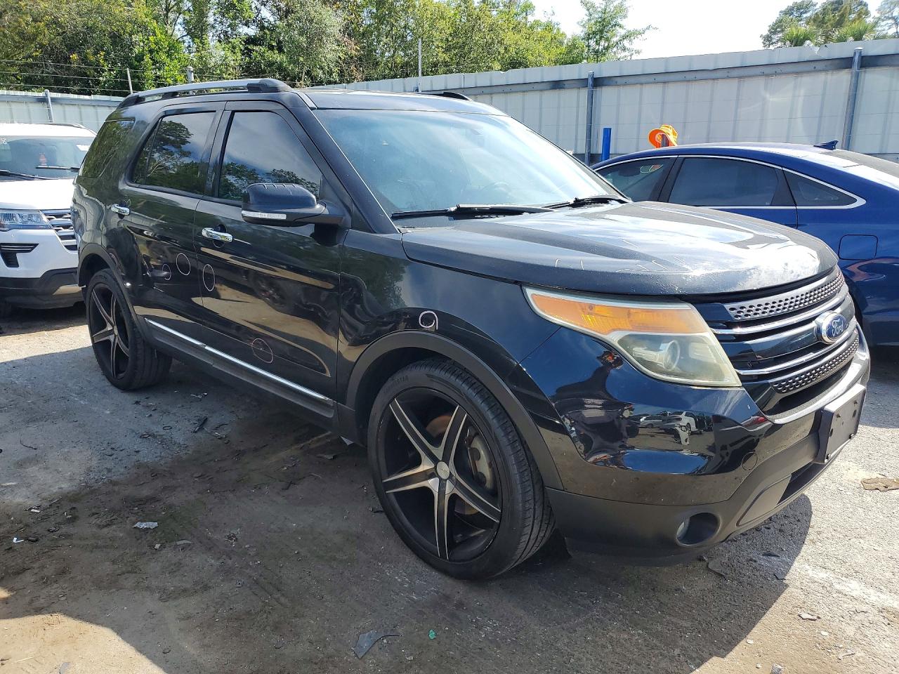 2014 Ford Explorer Limited Black vin: 1FM5K7F87EGC19571