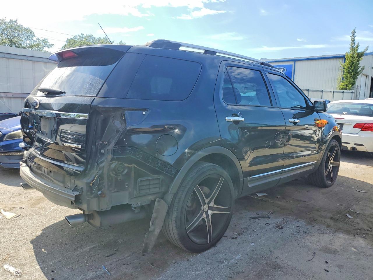 2014 Ford Explorer Limited Black vin: 1FM5K7F87EGC19571