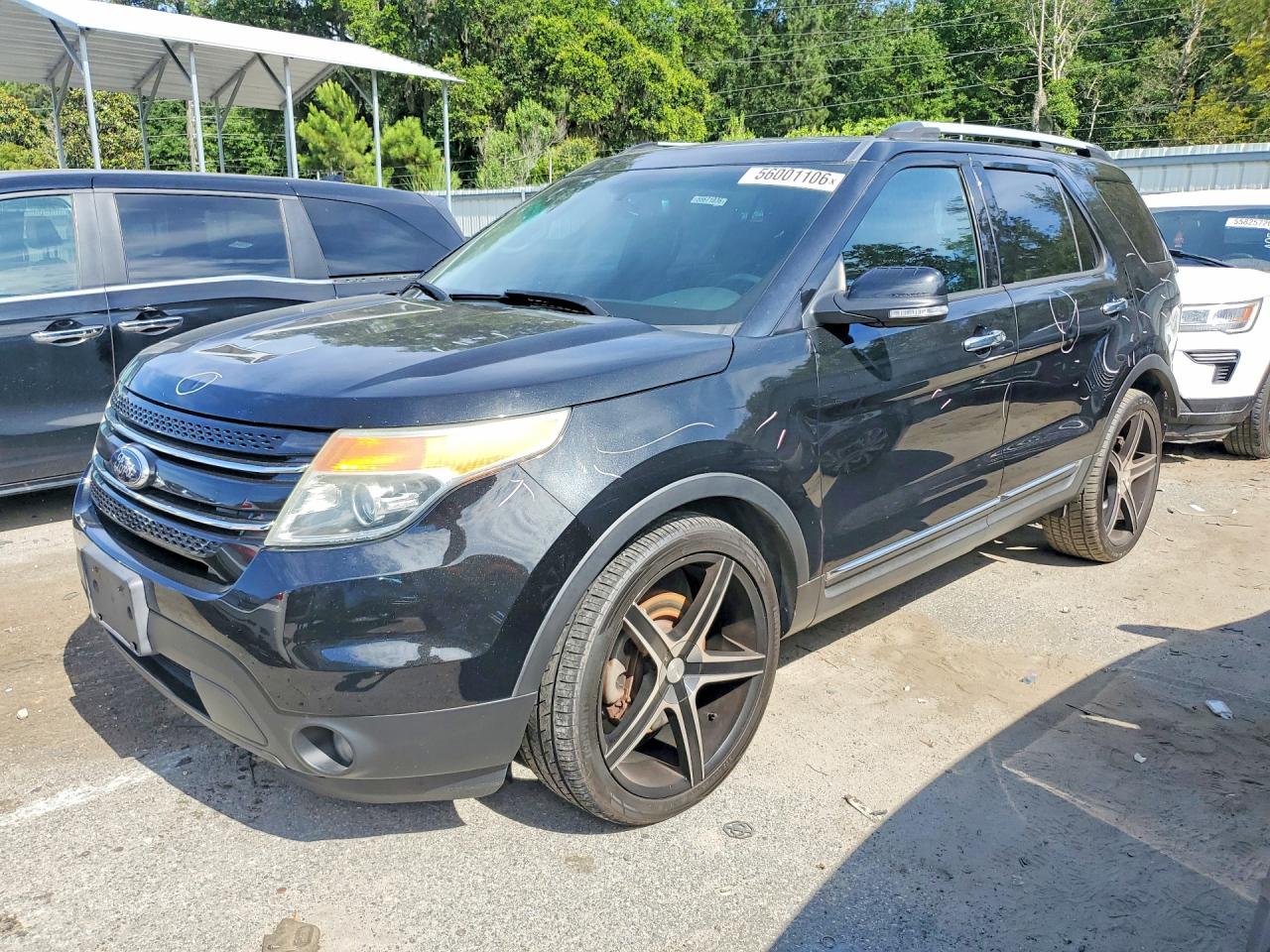 2014 Ford Explorer Limited Black vin: 1FM5K7F87EGC19571