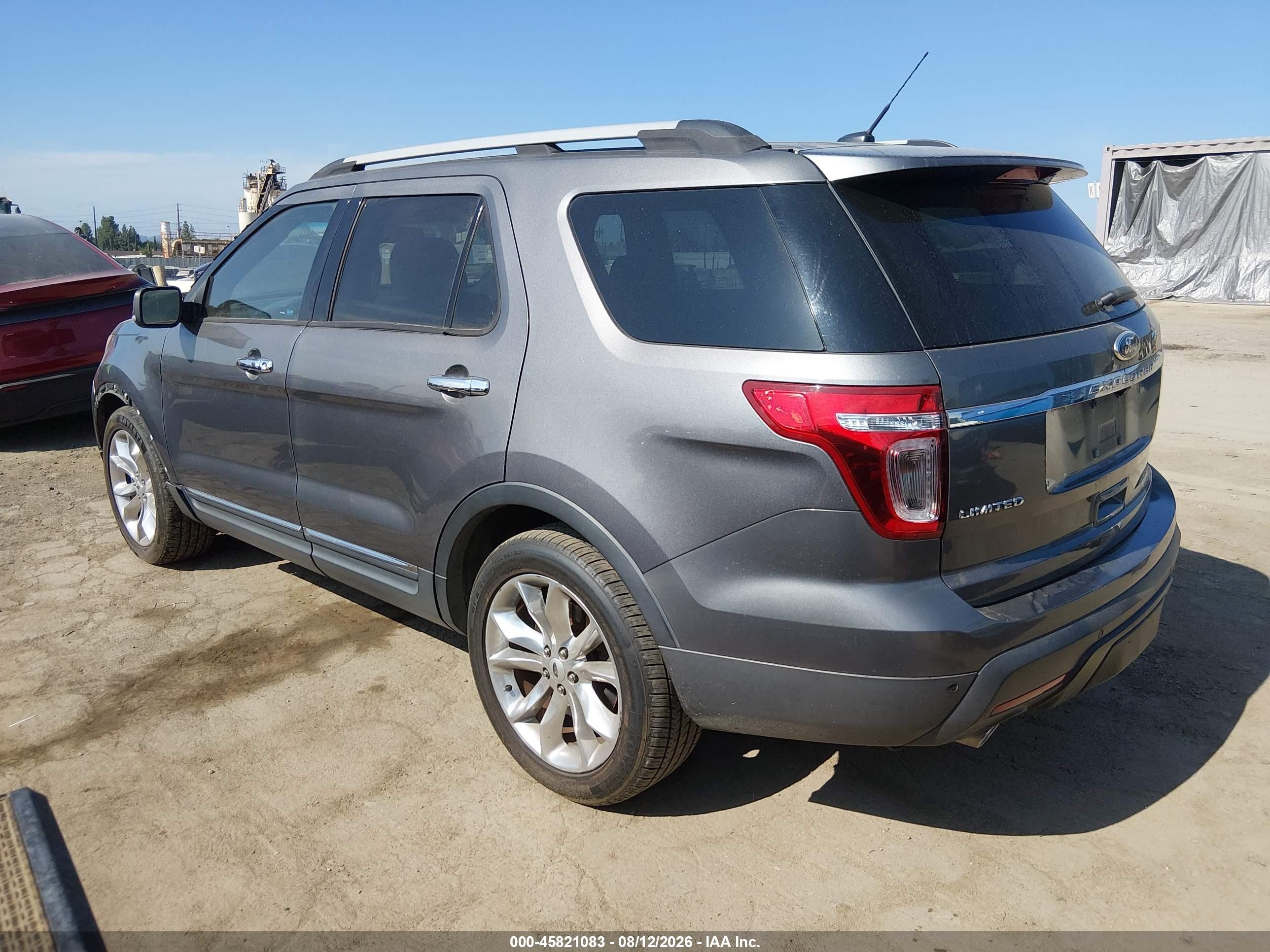 2014 Ford Explorer Limited Gray vin: 1FM5K7F87EGC51971