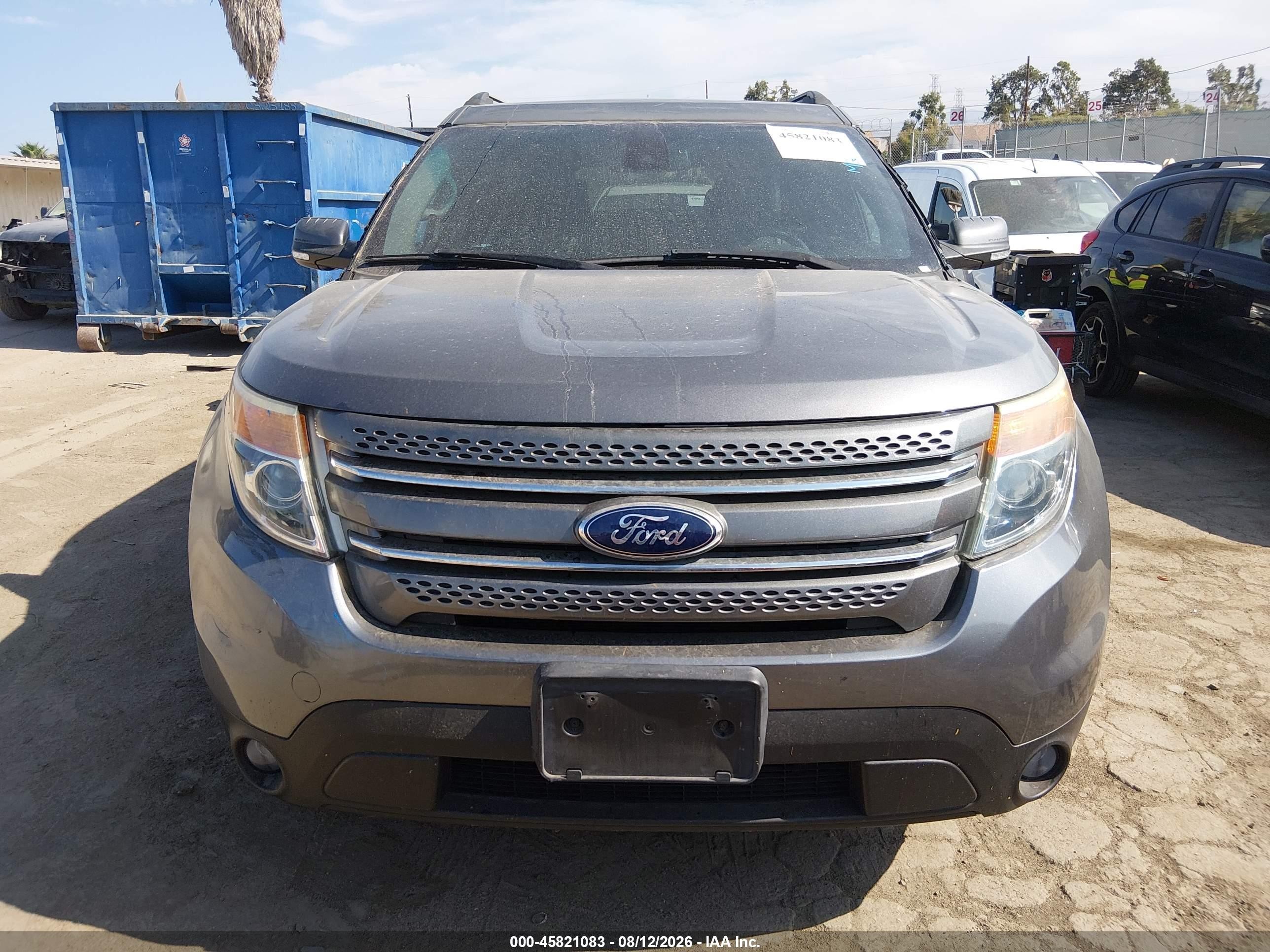 2014 Ford Explorer Limited Gray vin: 1FM5K7F87EGC51971