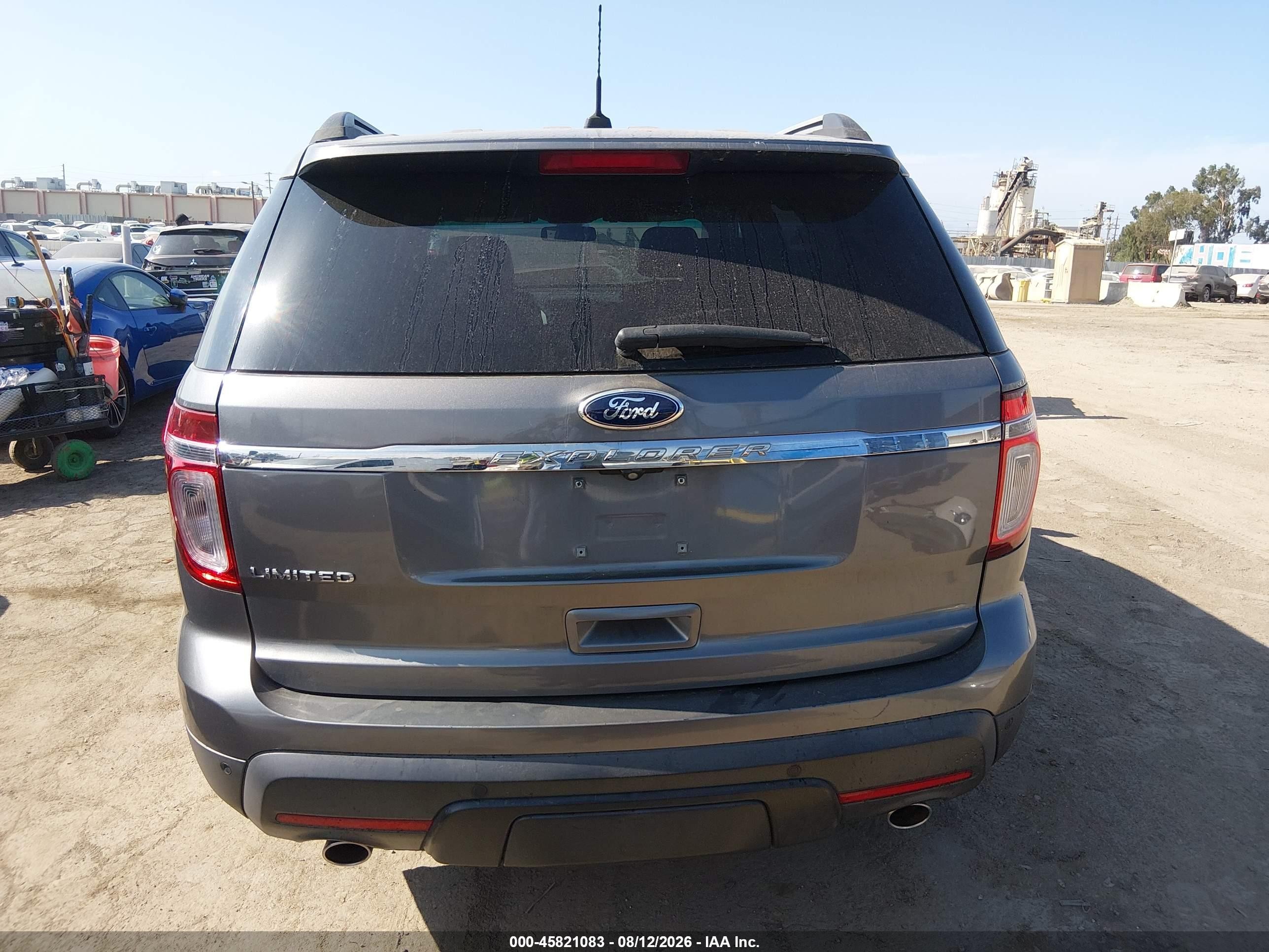 2014 Ford Explorer Limited Gray vin: 1FM5K7F87EGC51971