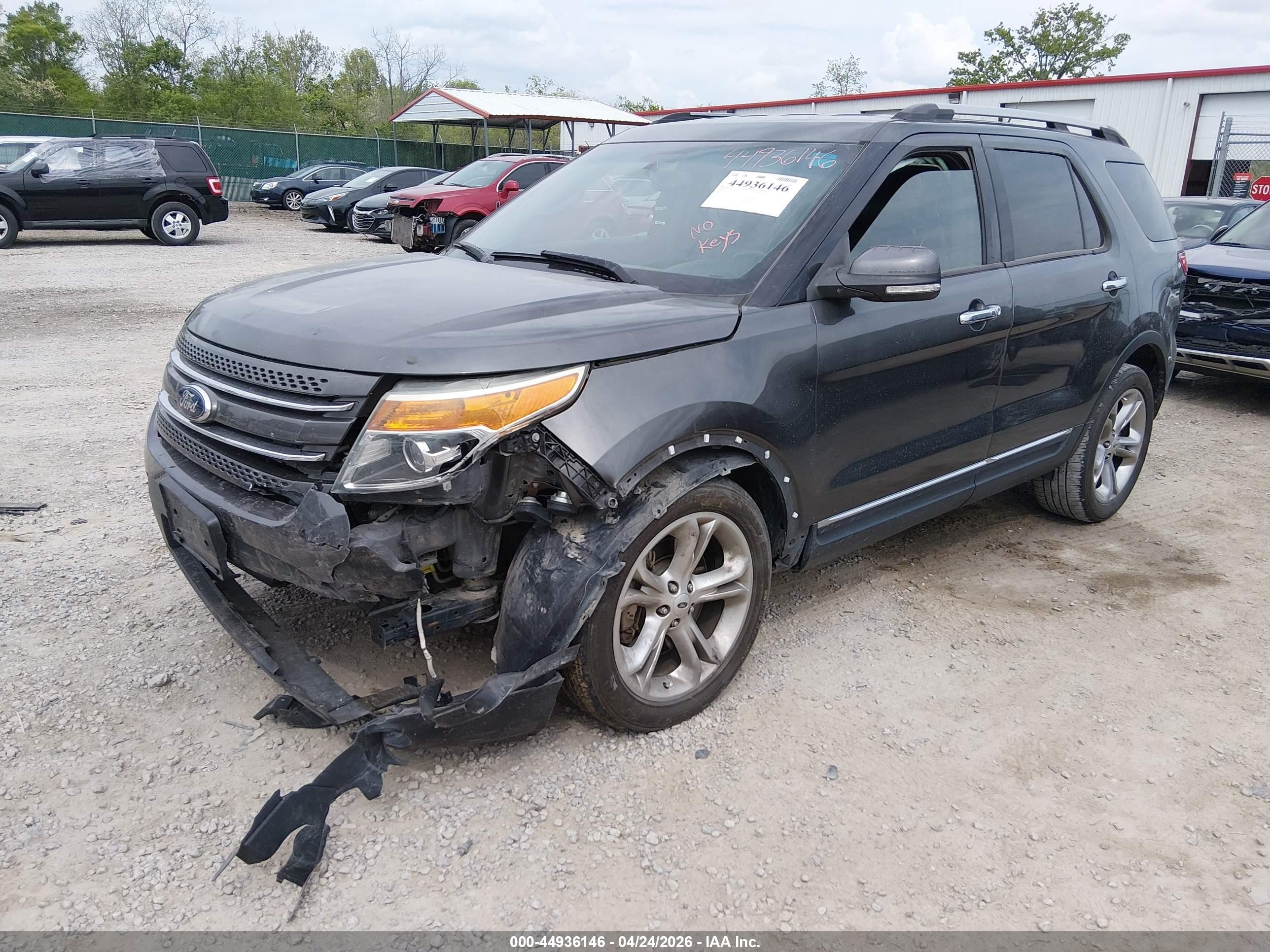 2015 Ford Explorer Limited Gray vin: 1FM5K7F87FGA10218