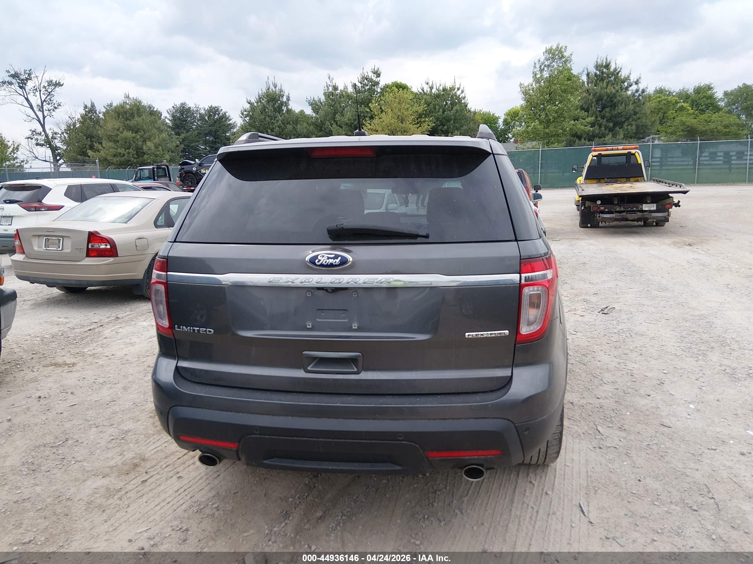 2015 Ford Explorer Limited Gray vin: 1FM5K7F87FGA10218