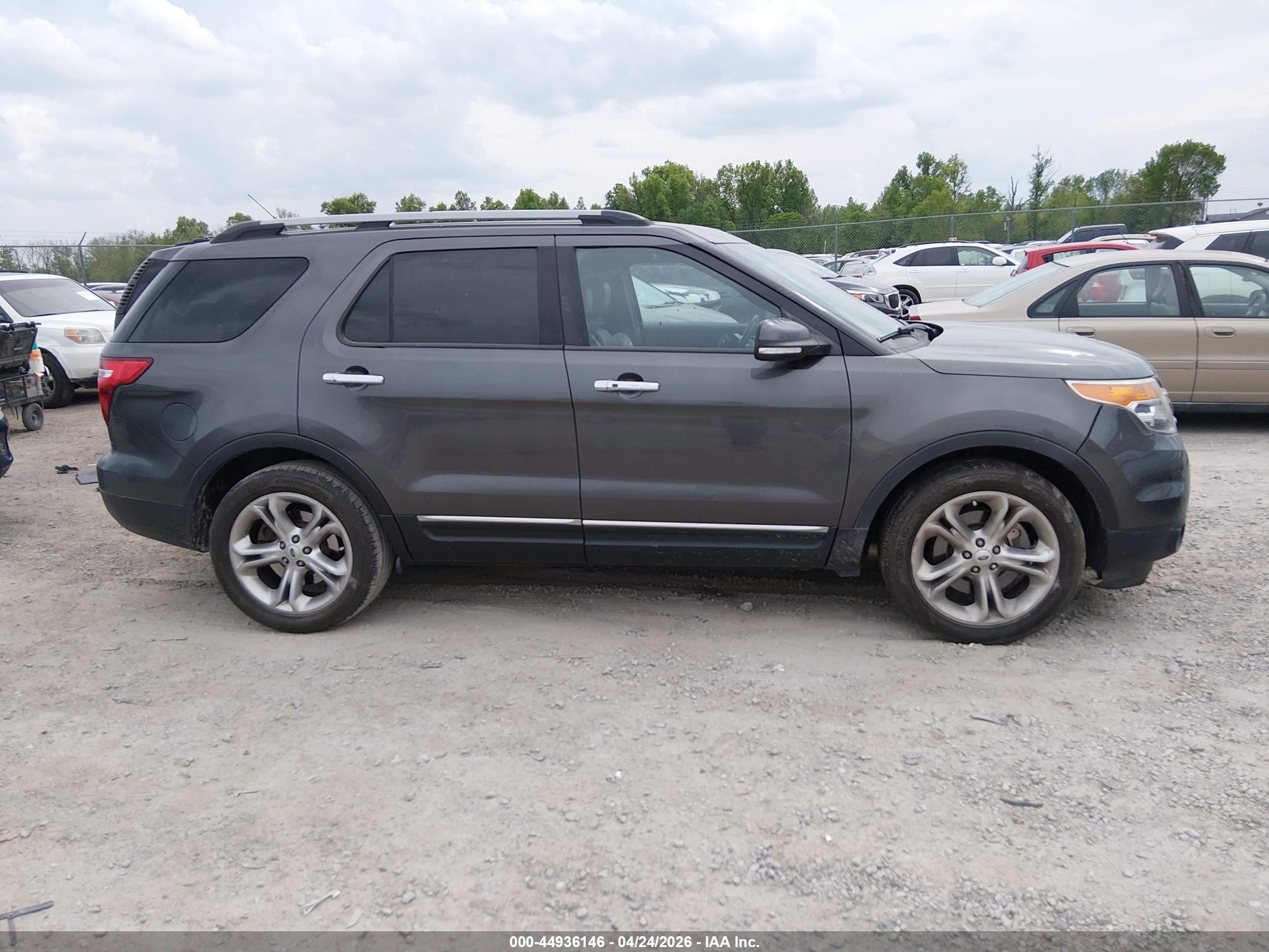 2015 Ford Explorer Limited Gray vin: 1FM5K7F87FGA10218