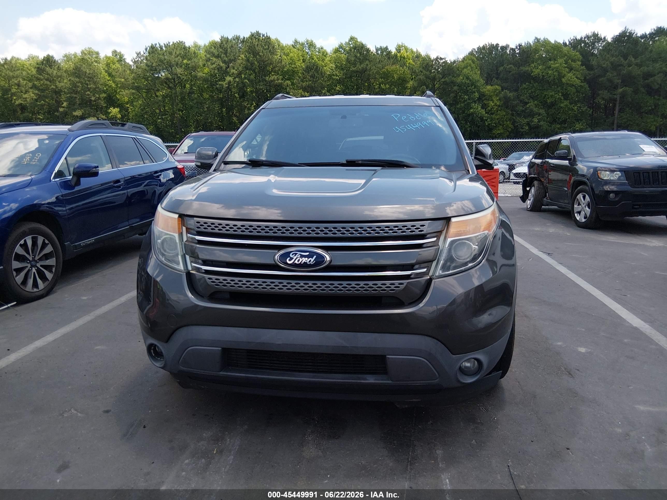2015 Ford Explorer Limited Gray vin: 1FM5K7F87FGA10350