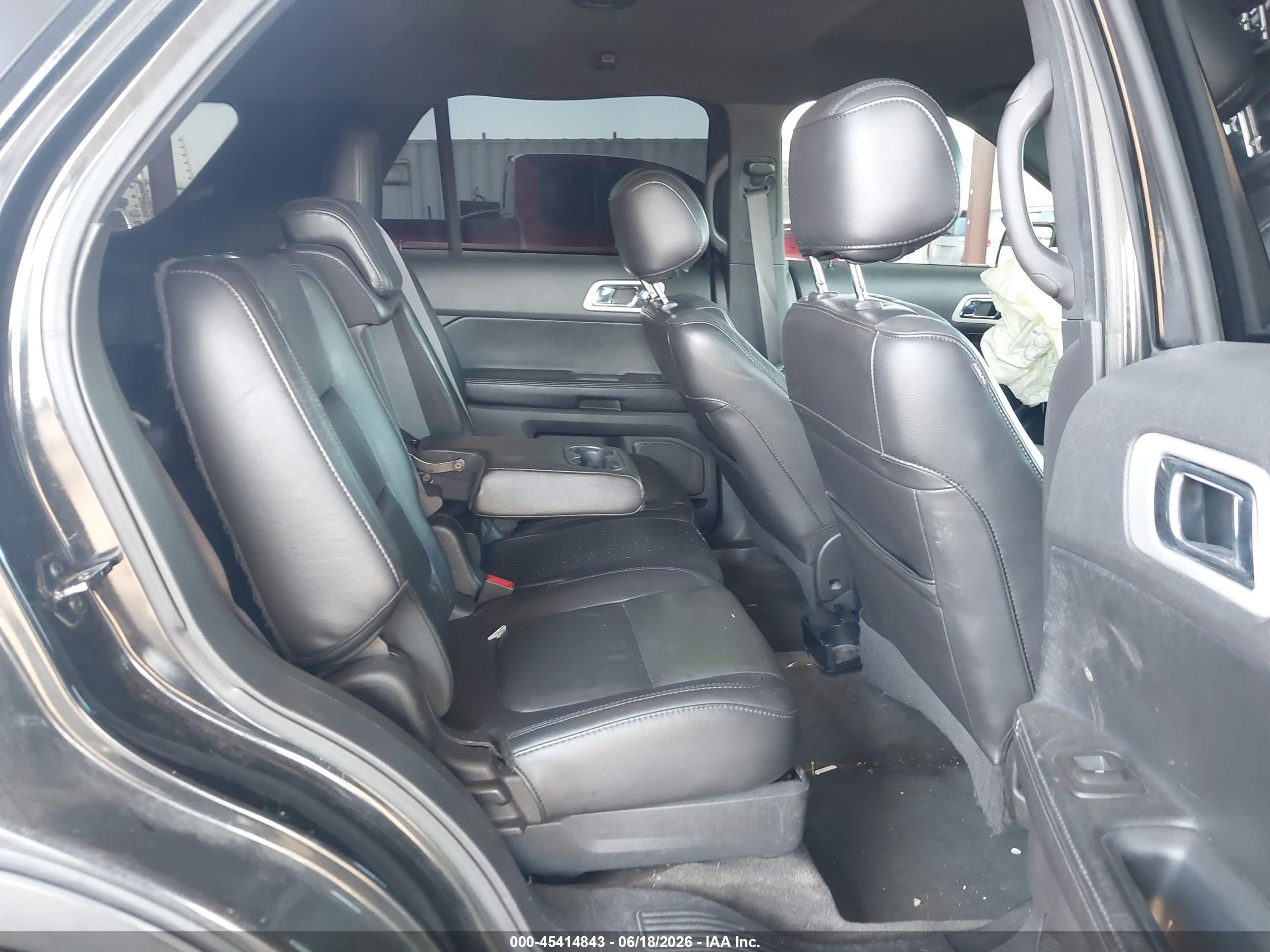 2015 Ford Explorer Limited Black vin: 1FM5K7F87FGA46572