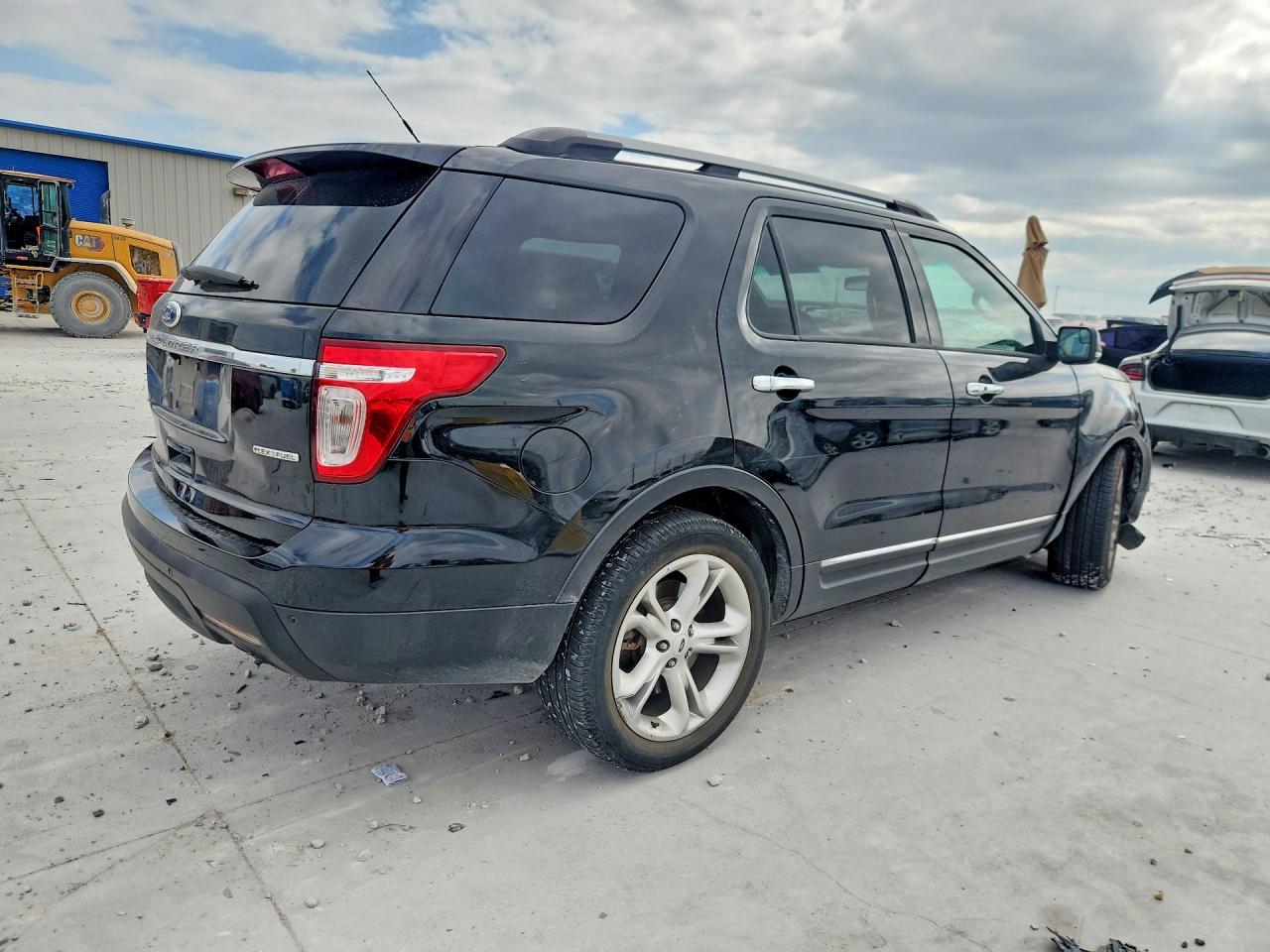 2015 Ford Explorer Limited Black vin: 1FM5K7F87FGA89485