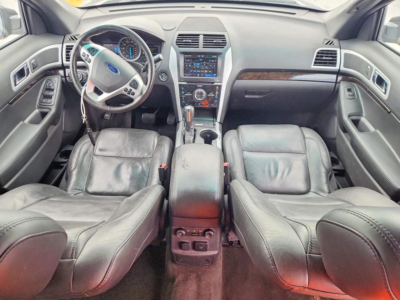 2015 Ford Explorer Limited Black vin: 1FM5K7F87FGA89485