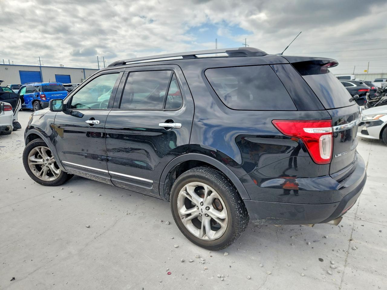 2015 Ford Explorer Limited Black vin: 1FM5K7F87FGA89485