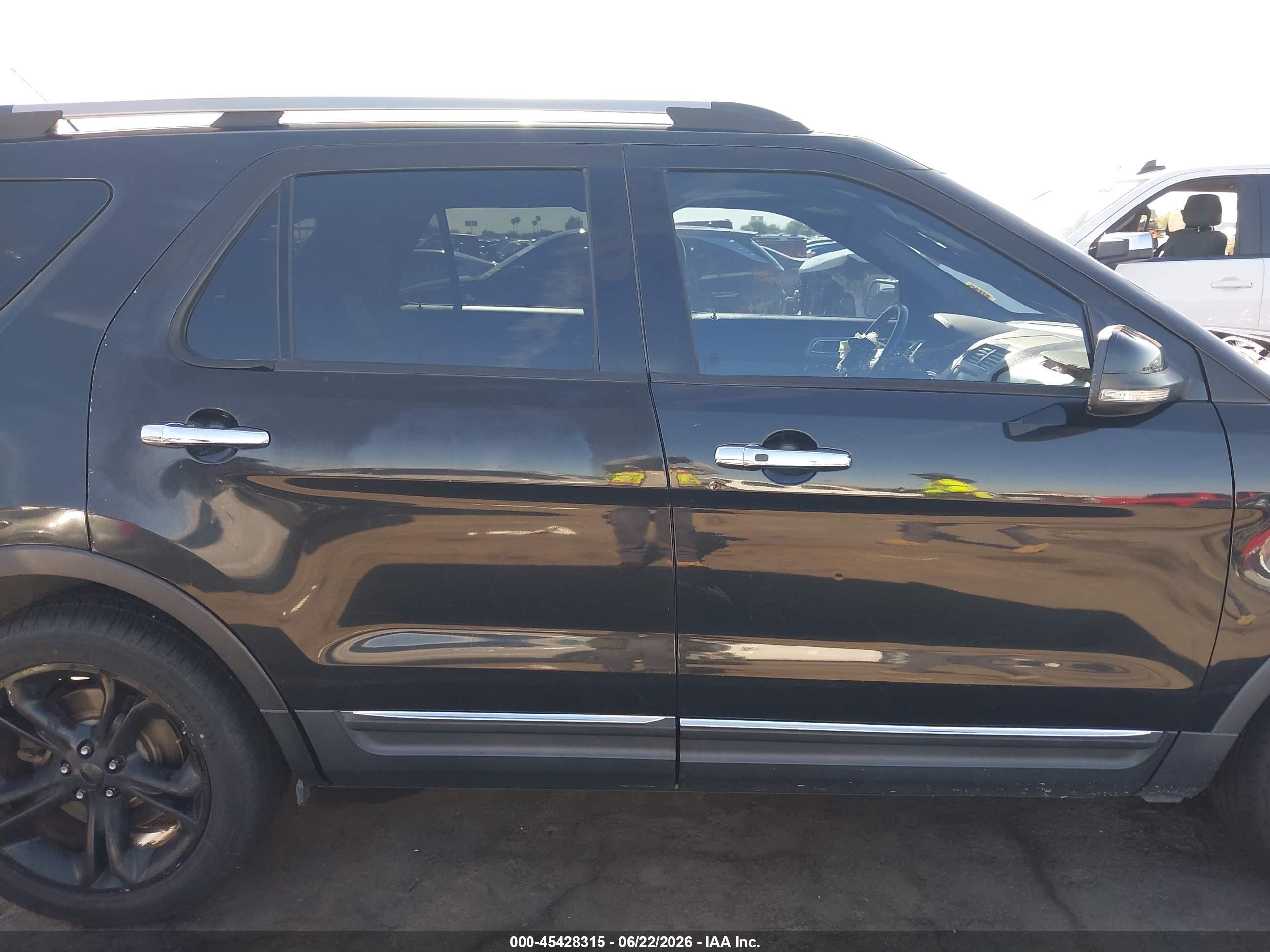 2015 Ford Explorer Limited Black vin: 1FM5K7F87FGB25451