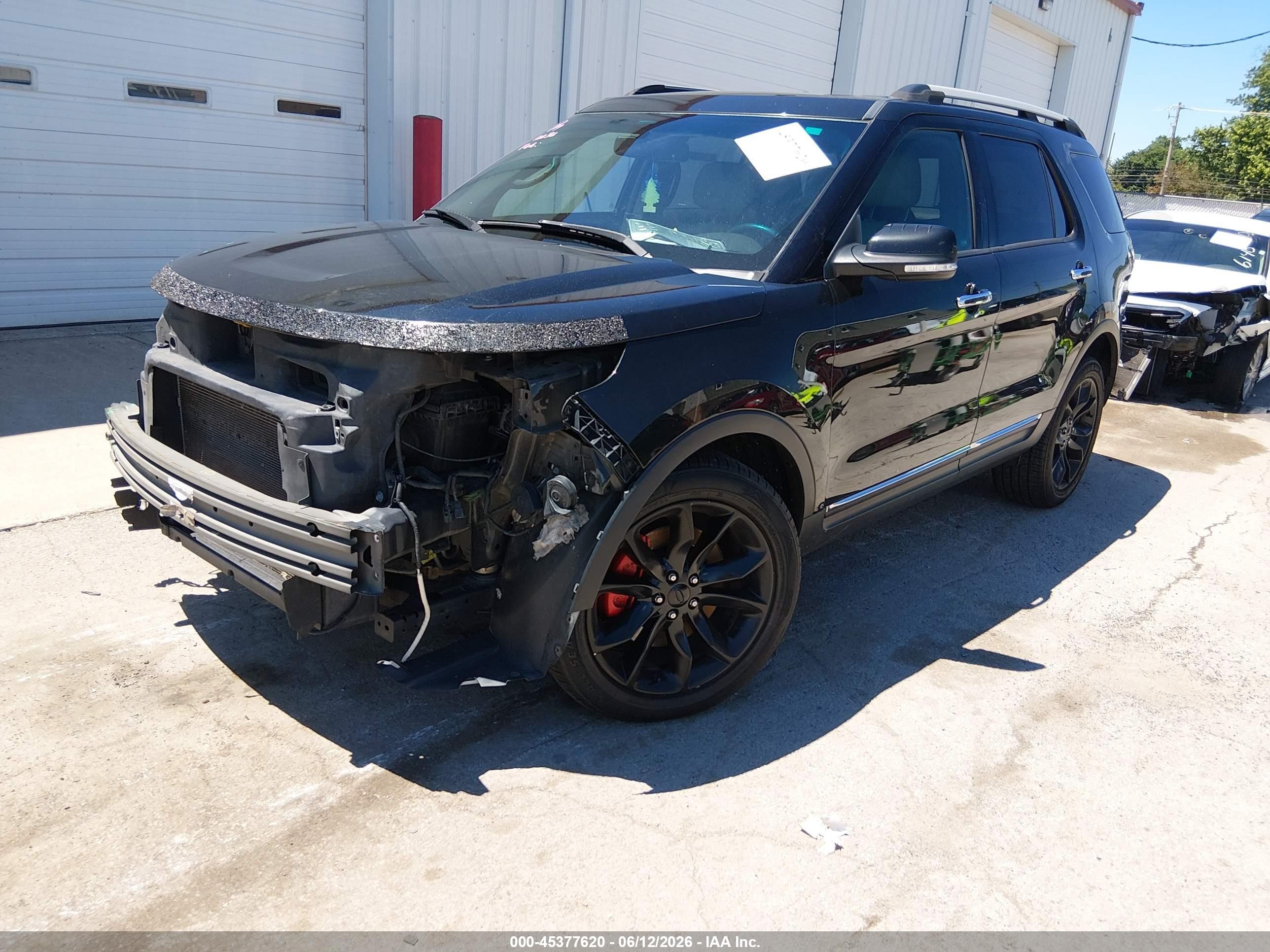 2015 Ford Explorer Limited Black vin: 1FM5K7F87FGB46252