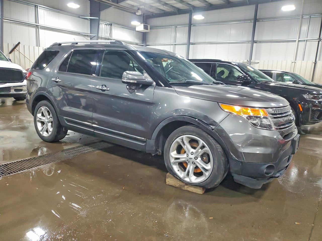 2015 Ford Explorer Limited Серый vin: 1FM5K7F87FGB65531