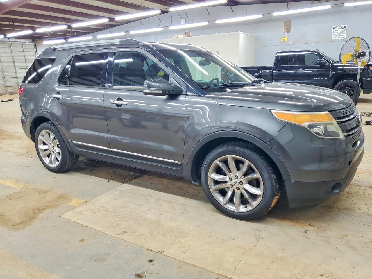 2015 Ford Explorer Limited Gray vin: 1FM5K7F87FGB90767